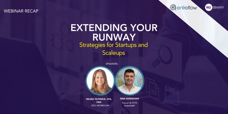 Webinar Recap poster - Extending Your Runway