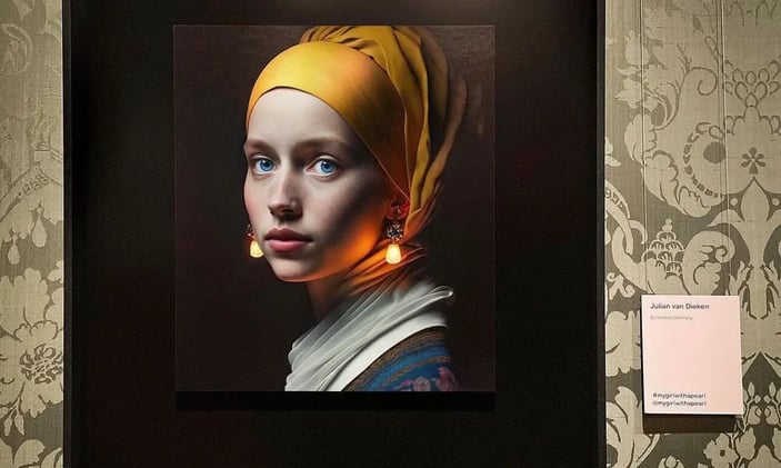 ai-work-in-dutch-museums-girl-with-a-pearl-earring-display